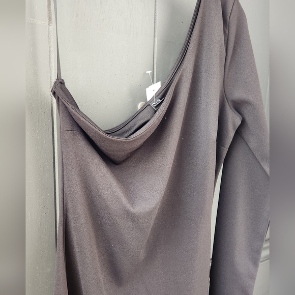 Windsor One Shoulder Evening Gown - Picture 5 of 6